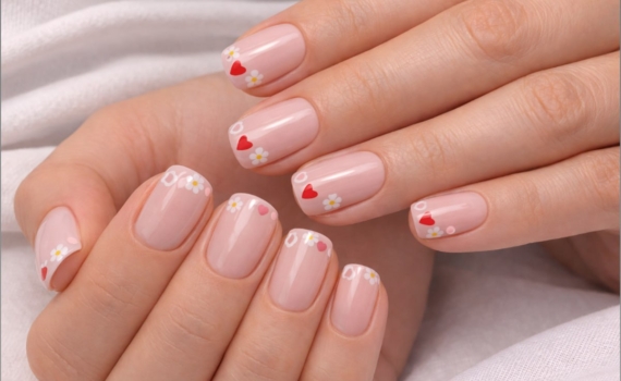 Точки, цветочки, сердечки и азбука Морзе: как сделать самый нежный маникюр, который можно прочитать Точки, цветочки, сердечки и азбука Морзе: как сделать самый нежный маникюр, который можно прочитать